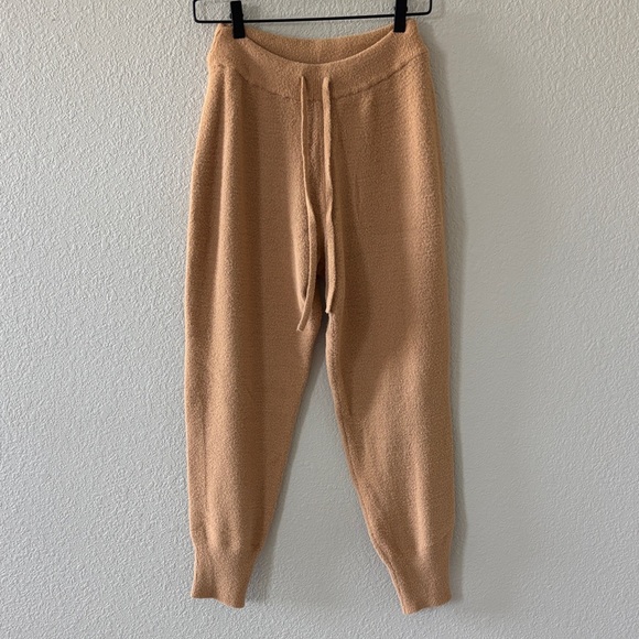 EXPRESS Tan Cozy Drawstring Jogger Sweatpants size S - Picture 1 of 6